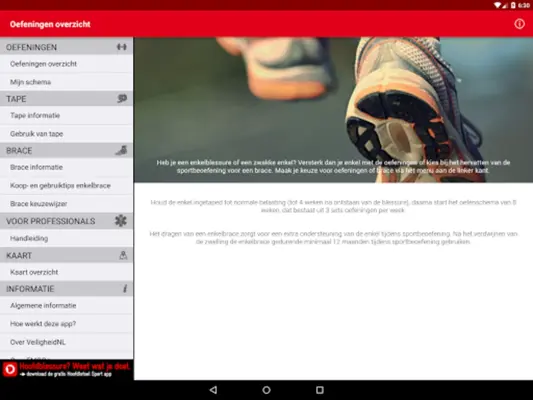 Versterk je Enkel android App screenshot 5