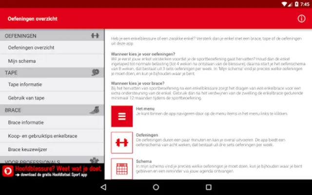 Versterk je Enkel android App screenshot 7